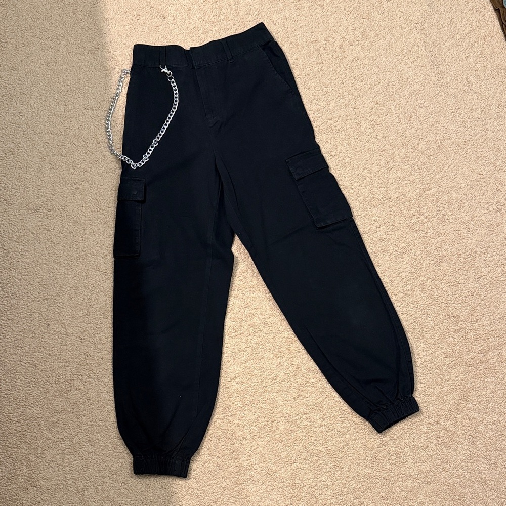 Black Cargo Pants